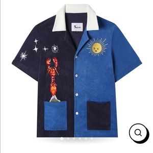 Tombolo unisex Terry Cloth Cabana Shirt